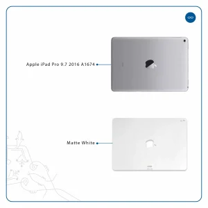 برچسب پوششی ماهوت مدل Matte-White مناسب برای تبلت اپل iPad Pro 9.7 2016 A1674