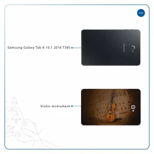 برچسب پوششی ماهوت مدل Violin-Instrument مناسب برای تبلت سامسونگ Galaxy Tab A 10.1 2016 T585