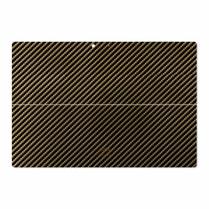 برچسب پوششی ماهوت مدل Glossy-Brown-Fiber مناسب برای تبلت مایکروسافت Surface Pro 3 2014