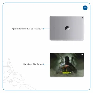 برچسب پوششی ماهوت مدل Rainbow-Six-Game مناسب برای تبلت اپل iPad Pro 9.7 2016 A1674