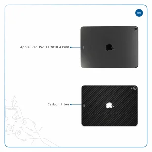 برچسب پوششی ماهوت مدل Carbon-Fiber مناسب برای تبلت اپل iPad Pro 11 2018 A1980