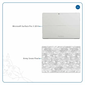 برچسب پوششی ماهوت مدل Army-Snow-Pixel مناسب برای تبلت مایکروسافت Surface Pro 3 2014