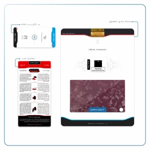 برچسب پوششی ماهوت مدل Red-Wildflower مناسب برای تبلت سامسونگ Galaxy Tab S2 8.0 2015 T715