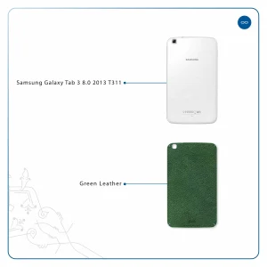 برچسب پوششی ماهوت مدل Green-Leather مناسب برای تبلت سامسونگ Galaxy Tab 3 8.0 2013 T311