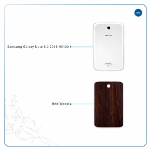 برچسب پوششی ماهوت مدل Red-Wood مناسب برای تبلت سامسونگ Galaxy Note 8.0 2013 N5100