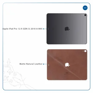 برچسب پوششی ماهوت مدل Matte_Natural_Leather مناسب برای تبلت اپل iPad Pro 12.9 (GEN 3) 2018 A1895