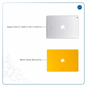 برچسب پوششی ماهوت مدل Matte-Deep-Mustard مناسب برای تبلت اپل iPad 9.7 (GEN 5) 2017 A1823
