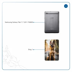 برچسب پوششی ماهوت مدل Dog-1 مناسب برای تبلت سامسونگ Galaxy Tab 7.7 2011 P6800