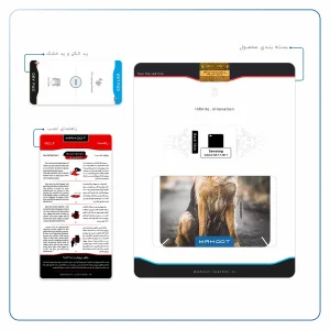 برچسب پوششی ماهوت مدل Dog-1 مناسب برای تبلت سامسونگ Galaxy Tab 7.7 2011 P6800