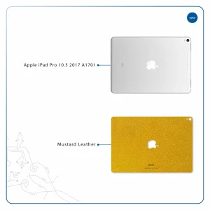 برچسب پوششی ماهوت مدل Mustard-Leather مناسب برای تبلت اپل iPad Pro 10.5 2017 A1701