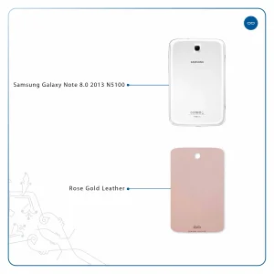 برچسب پوششی ماهوت مدل Rose Gold Leather مناسب برای تبلت سامسونگ Galaxy Note 8.0 2013 N5100