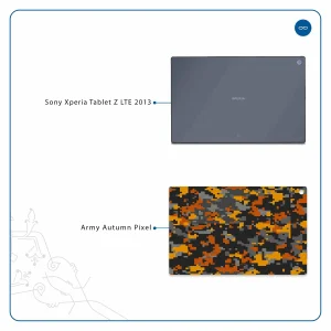برچسب پوششی ماهوت مدل Army-Autumn-pixel مناسب برای تبلت سونی Xperia Tablet Z LTE 2013