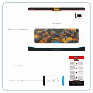 برچسب پوششی ماهوت مدل Army-Autumn-pixel مناسب برای تبلت سونی Xperia Tablet Z LTE 2013