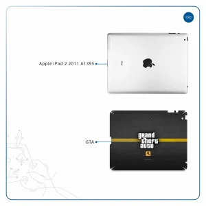 برچسب پوششی ماهوت مدل Gta-Game مناسب برای تبلت اپل iPad 2 2011 A1395