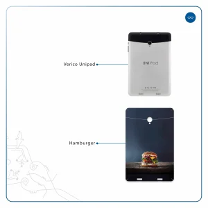 برچسب پوششی ماهوت مدل Hamburger مناسب برای تبلت وریکو Unipad