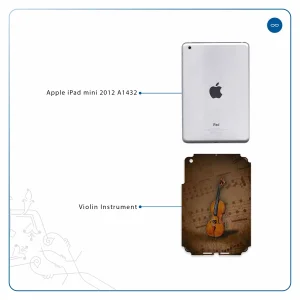 برچسب پوششی ماهوت مدل Violin-Instrument مناسب برای تبلت اپل iPad mini 2012 A1432