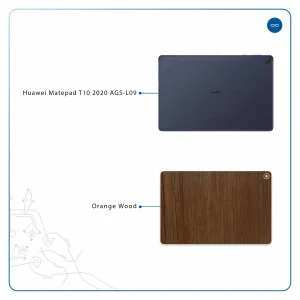 برچسب پوششی ماهوت مدل Orange-Wood مناسب برای تبلت هوآوی Matepad T10 2020 AGS-L09