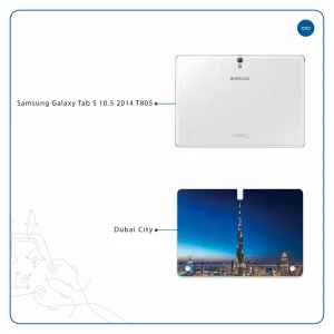 برچسب پوششی ماهوت مدل Dubai City مناسب برای تبلت سامسونگ Galaxy Tab S 10.5 2014 T805