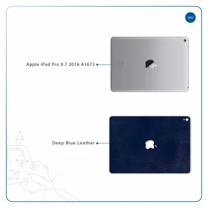 برچسب پوششی ماهوت مدل Deep-Blue-Leather مناسب برای تبلت اپل iPad Pro 9.7 2016 A1673