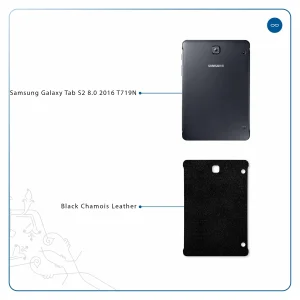 برچسب پوششی ماهوت مدل Black-Chamois-Leather مناسب برای تبلت سامسونگ Galaxy Tab S2 8.0 2016 T719N