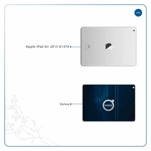 برچسب پوششی ماهوت مدل Volvo مناسب برای تبلت اپل iPad Air 2013 A1474