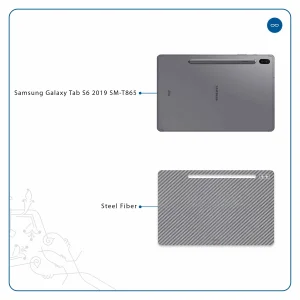 برچسب پوششی ماهوت مدل Steel-Fiber مناسب برای تبلت سامسونگ Galaxy Tab S6 2019 SM-T865