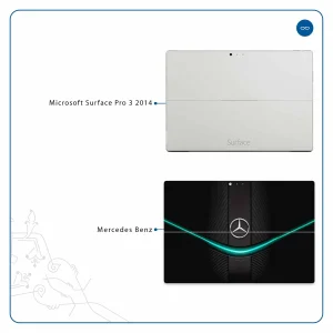 برچسب پوششی ماهوت مدل Mercedes-Benz مناسب برای تبلت مایکروسافت Surface Pro 3 2014
