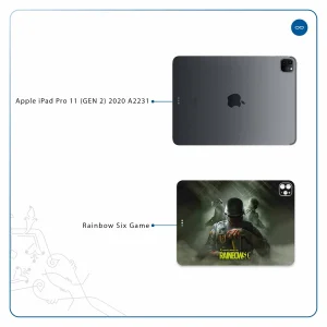 برچسب پوششی ماهوت مدل Rainbow-Six-Game مناسب برای تبلت اپل iPad Pro 11 (GEN 2) 2020 A2231