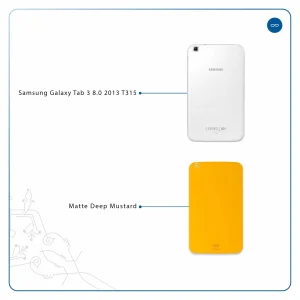 برچسب پوششی ماهوت مدل Matte-Deep-Mustard مناسب برای تبلت سامسونگ Galaxy Tab 3 8.0 2013 T315