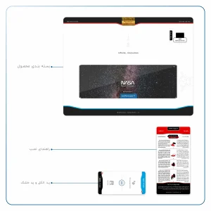 برچسب پوششی ماهوت مدل Universe-by-NASA-2 مناسب برای تبلت اپل iPad Air 2013 A1475
