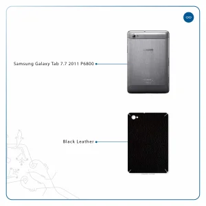 برچسب پوششی ماهوت مدل Black-Leather مناسب برای تبلت سامسونگ Galaxy Tab 7.7 2011 P6800
