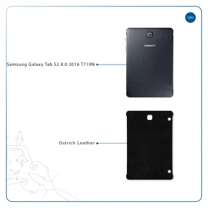 برچسب پوششی ماهوت مدل Ostrich-Leather مناسب برای تبلت سامسونگ Galaxy Tab S2 8.0 2016 T719N