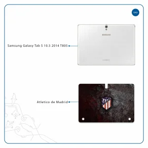 برچسب پوششی ماهوت مدل Atletico de Madrid مناسب برای تبلت سامسونگ Galaxy Tab S 10.5 2014 T805