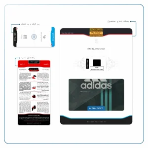 برچسب پوششی ماهوت مدل adidas-Logo مناسب برای تبلت اپل iPad mini 2 2013 A1490