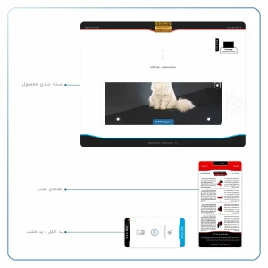 برچسب پوششی ماهوت مدل Persian cat مناسب برای تبلت سامسونگ Galaxy Tab S2 9.7 2015 T815