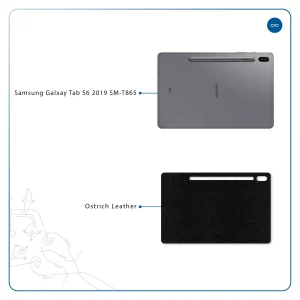 برچسب پوششی ماهوت مدل Ostrich-Leather مناسب برای تبلت سامسونگ Galaxy Tab S6 2019 SM-T865