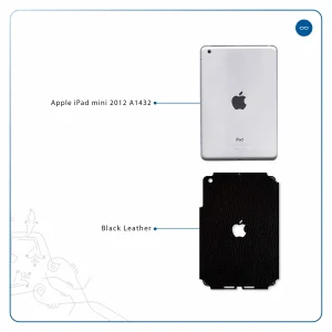 برچسب پوششی ماهوت مدل Black-Leather مناسب برای تبلت اپل iPad mini 2012 A1432