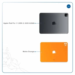 برچسب پوششی ماهوت مدل Matte-Orange مناسب برای تبلت اپل iPad Pro 11 (GEN 2) 2020 A2068