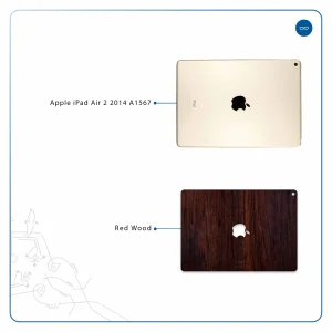 برچسب پوششی ماهوت مدل Red-Wood مناسب برای تبلت اپل iPad Air 2 2014 A1567