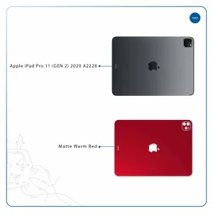 برچسب پوششی ماهوت مدل Matte-Warm-Red مناسب برای تبلت اپل iPad Pro 11 (GEN 2) 2020 A2228