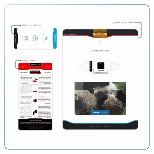 برچسب پوششی ماهوت مدل Panda مناسب برای تبلت سامسونگ Galaxy Note 8.0 2013 N5100