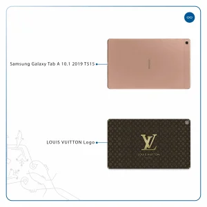 برچسب پوششی ماهوت مدل LOUIS-VUITTON-Logo مناسب برای تبلت سامسونگ Galaxy Tab A 10.1 2019 T515