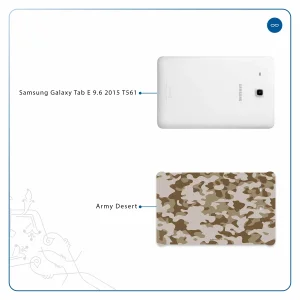 برچسب پوششی ماهوت مدل Army-Desert مناسب برای تبلت سامسونگ Galaxy Tab E 9.6 2015 T561