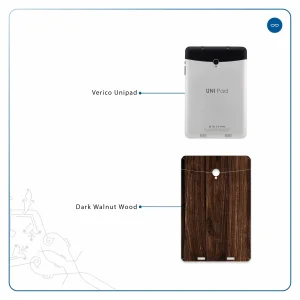 برچسب پوششی ماهوت مدل Dark Walnut Wood مناسب برای تبلت وریکو Unipad