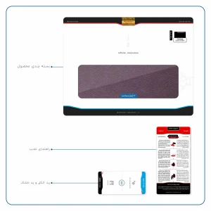 برچسب پوششی ماهوت مدل Purple-Leather مناسب برای تبلت سامسونگ Galaxy Tab S6 2019 SM-T860