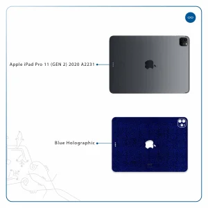 برچسب پوششی ماهوت مدل Blue-Holographic مناسب برای تبلت اپل iPad Pro 11 (GEN 2) 2020 A2231