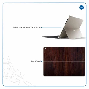برچسب پوششی ماهوت مدل Red-Wood مناسب برای تبلت ایسوس Transformer 3 Pro 2016