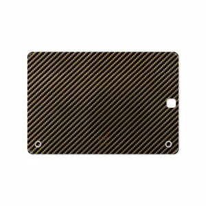 برچسب پوششی ماهوت مدل Glossy-Brown-Fiber مناسب برای تبلت سامسونگ Galaxy Tab A 9.7 2015 T555