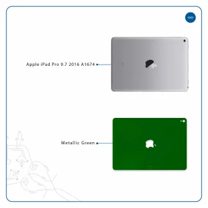 برچسب پوششی ماهوت مدل Metallic-Green مناسب برای تبلت اپل iPad Pro 9.7 2016 A1674