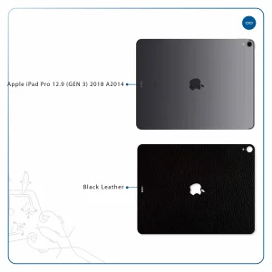 برچسب پوششی ماهوت مدل Black-Leather مناسب برای تبلت اپل iPad Pro 12.9 (GEN 3) 2018 A2014